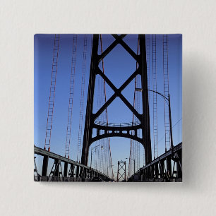 Angus L Macdonald Bridge, Halifax, Nova 15 Cm Square Badge