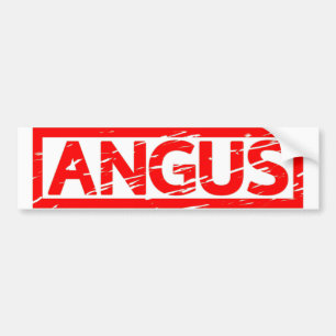 Angus Stamp Bumper Sticker