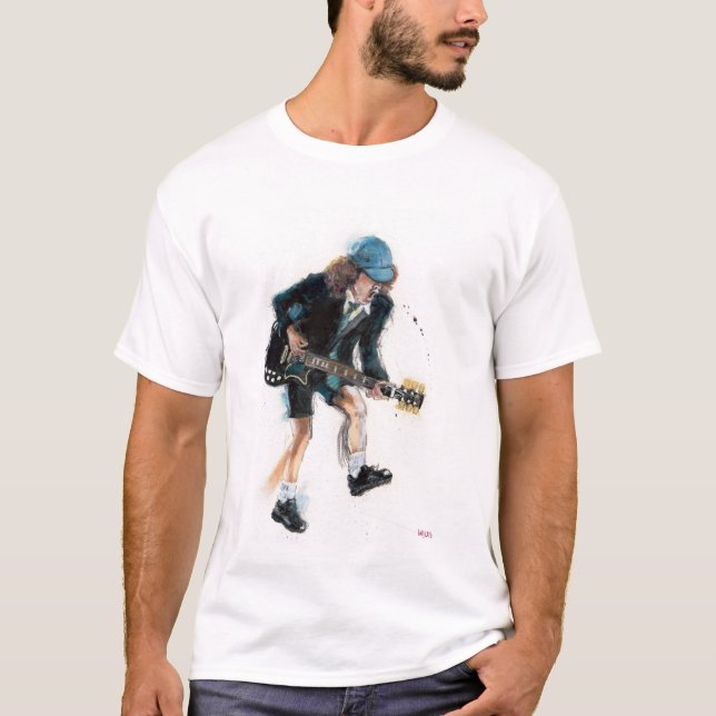 Angus Young AC/DC T-Shirt (Front)