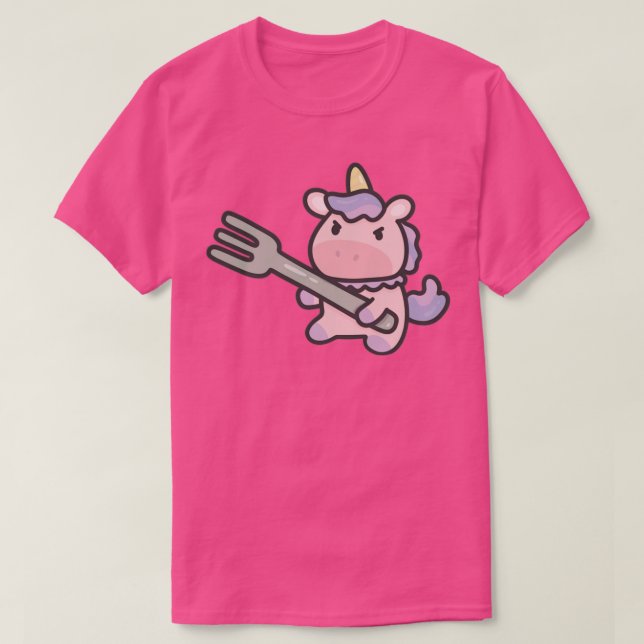 Angy Unicorn  T-Shirt (Design Front)