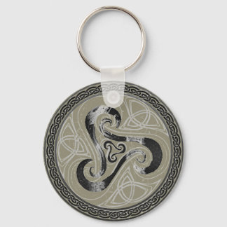 Anhänger keltischer Knoten, celtic Triskele Key Ring