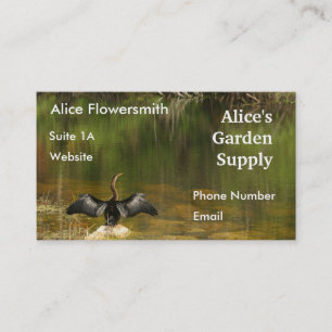 Anhinga in the Everglades - Business Card
