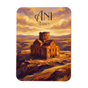 Ani Ruins Turkey Magnet