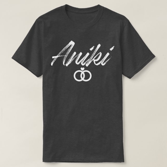 Aniki Wedding Party Design T-Shirt (Design Front)