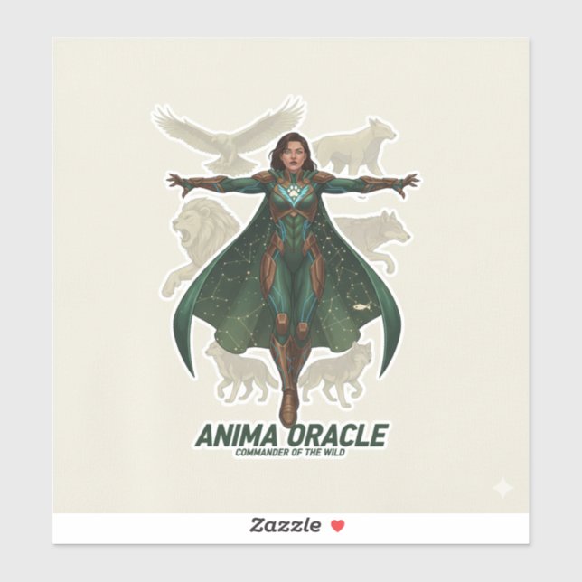 “Anima Oracle Warrior | Mystic Protector Fantasy (Sheet)