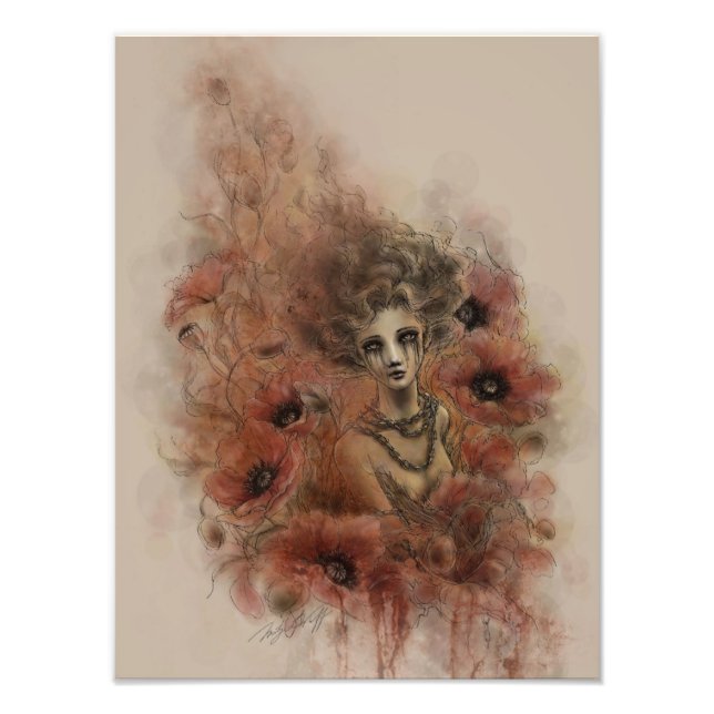 Anima Sola Dark Fantasy Art Print (Front)