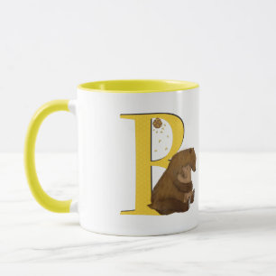 Animal ABC B is for bear mug
