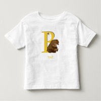 Animal ABC B is for bear T-shirt