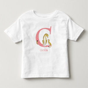 Animal ABC C is for cheetah T-shirt