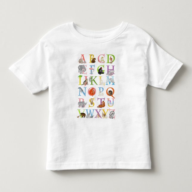 Animal ABC child's T-shirt (Front)