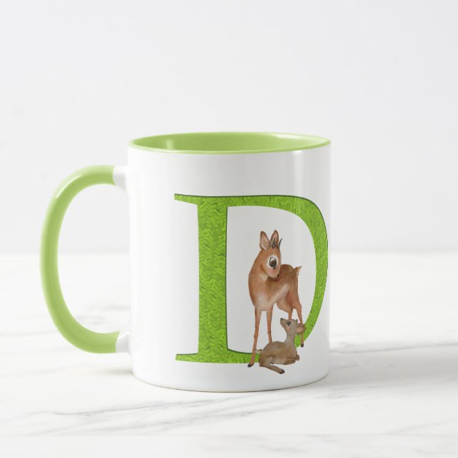 Animal ABC D is for dik-dik mug (Left)