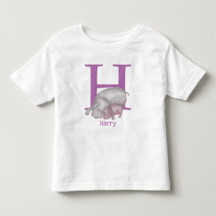 Animal ABC H is for hippo T-shirt
