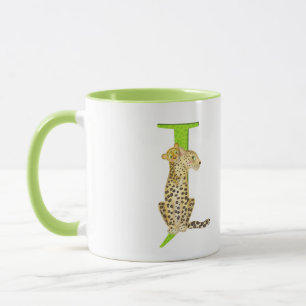 Animal ABC J is for jaguar mug