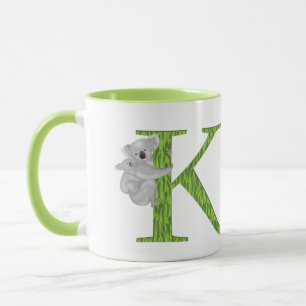 Animal ABC K is for koala mug