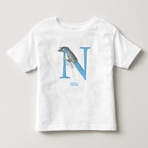 Animal ABC N is for narwhal T-shirt