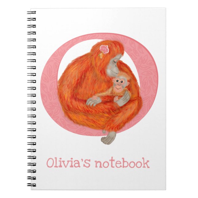 Animal ABC O is for orangutan notebook (Front)