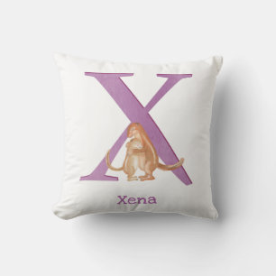 Animal ABC X is for xerus cushion