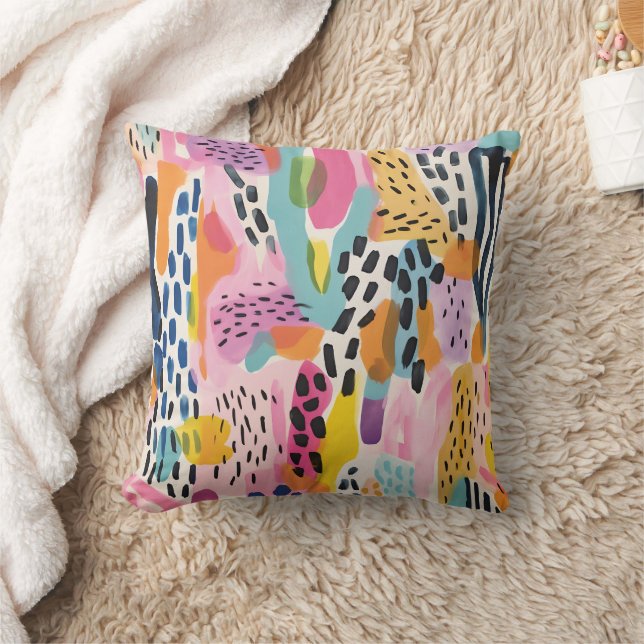 Animal Abstract Modern Retro Coloful Cushion (Blanket)
