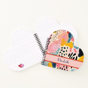 Animal Abstract Modern Retro Coloful Notebook