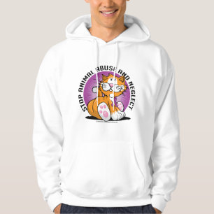 Animal Abuse Cat Hoodie