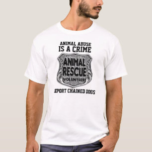Animal Abuse Is A Crime T Shirt