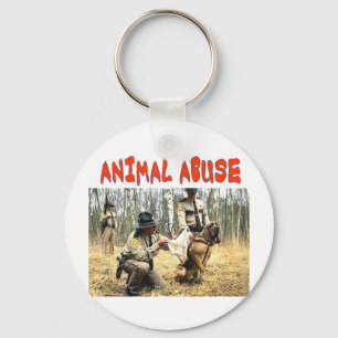 ANIMAL ABUSE KEY RING