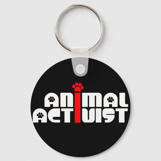Animal Activist Key Ring (Front)