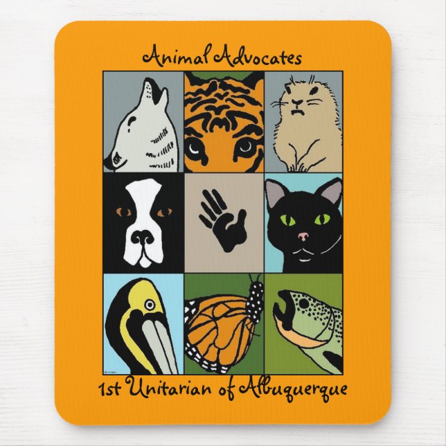 Animal Advocates mousepad (Front)