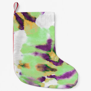 Animal African Print. African Exotic Background. L Small Christmas Stocking