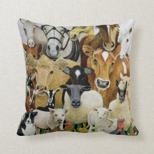 Animal Allsorts Cushion