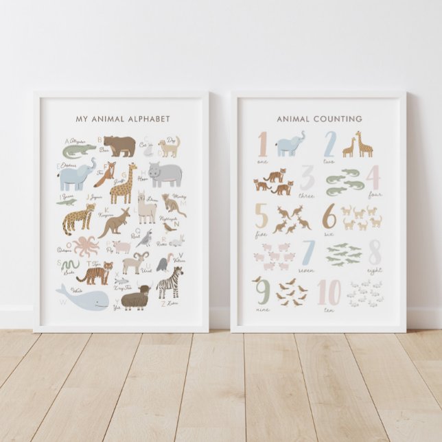 Animal Alphabet and Numbers Educational Classroom (Creator Uploaded)