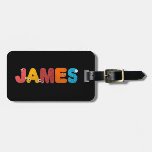 animal alphabet James Luggage Tag