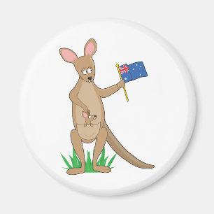 Animal Alphabet Kangaroo Magnet