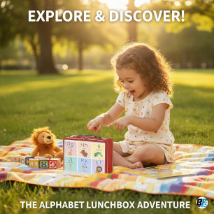 Animal Alphabet Kids Choice Classic  Metal Lunch Box