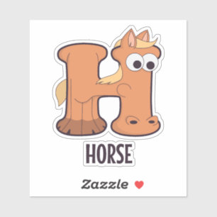Animal Alphabet Letter - H (horse)