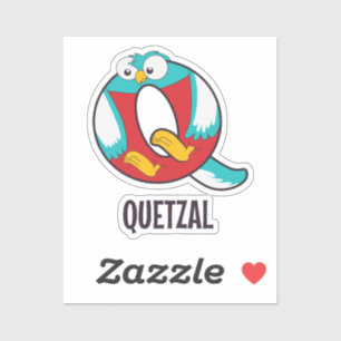 Animal Alphabet Letter - Q (quetzal)