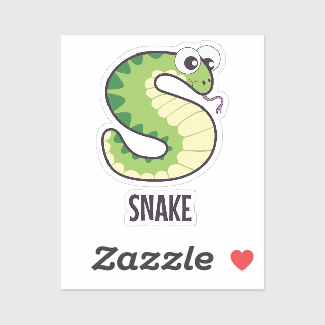 Animal Alphabet Letter - S (snake) (Sheet)