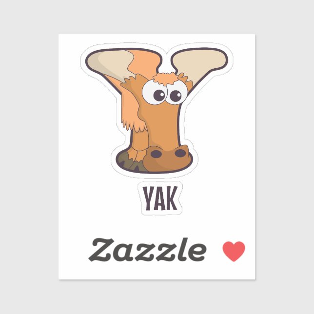 Animal Alphabet Letter - Y (yak) (Sheet)