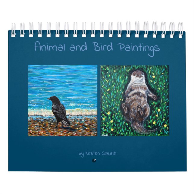 Animal and Bird Paintings Calendar (Cover)
