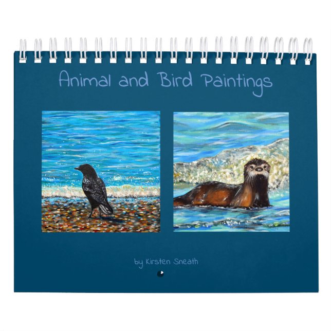 Animal and Bird Paintings Calendar (Cover)