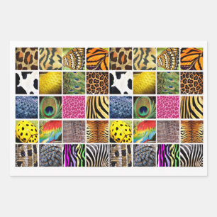 Animal and Insect Skin Wing wildlife patterns Wrapping Paper Sheet