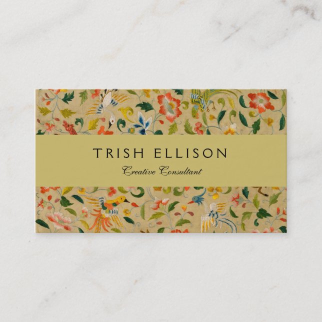 Animal Antique Horse Bird Deer Rabbit Business Card (Front)