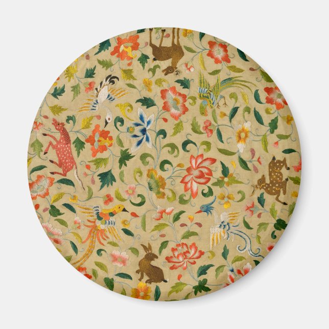 Animal Antique Horse Bird Deer Rabbit Magnet (Front)