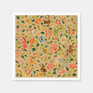 Animal Antique Horse Bird Deer Rabbit Napkin