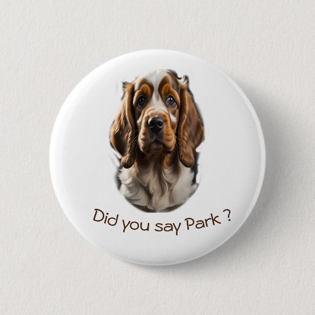 Animal Art 6 Cm Round Badge (Front)
