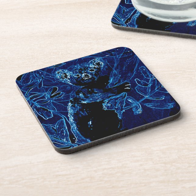 Animal Art Cute Koala Bear Coaster (Left Side)