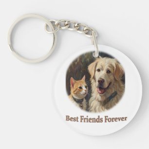 Animal Art Key Ring