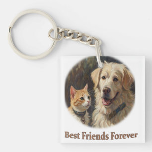Animal Art Key Ring