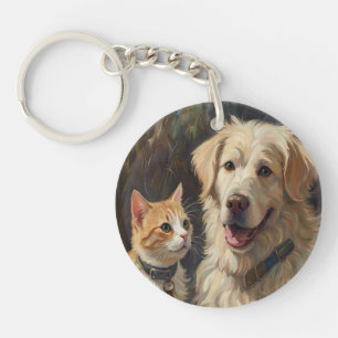 Animal Art Key Ring