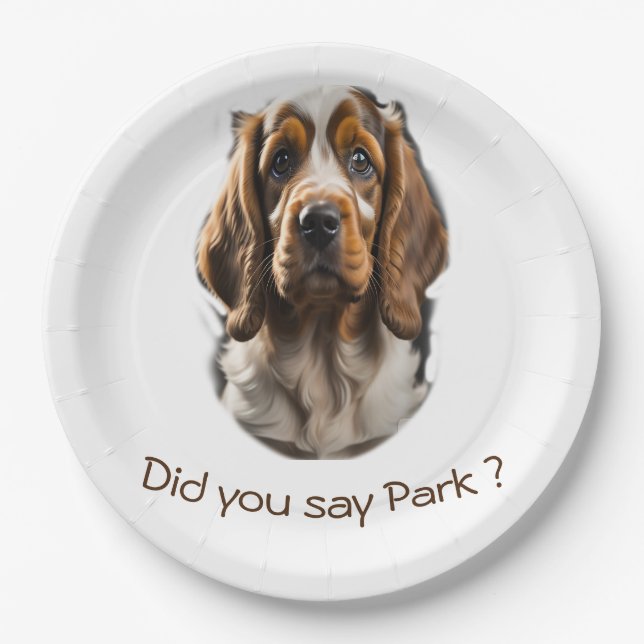 Animal Art Paper Plate (Front)